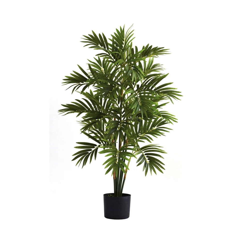 40" Silk Areca Palm Outdoor Floor Plant