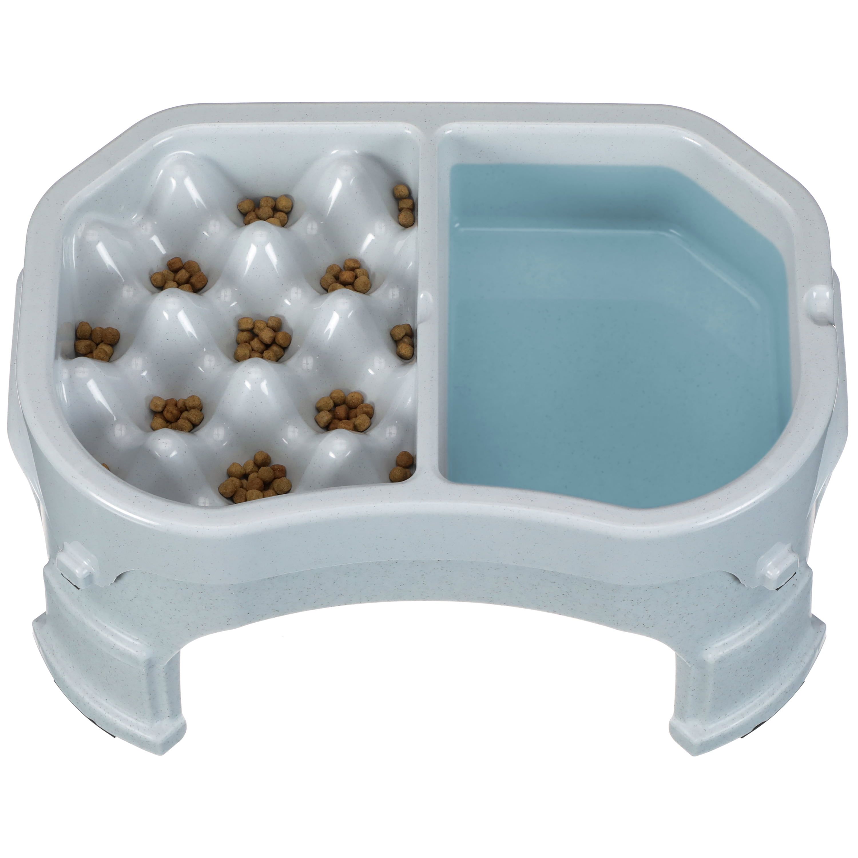 Vanilla Bean Elevated Slow Feeder Double Diner for Pets