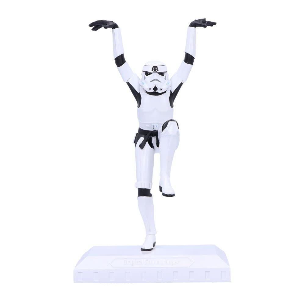 White Resin Stormtrooper Crane Kick Figurine