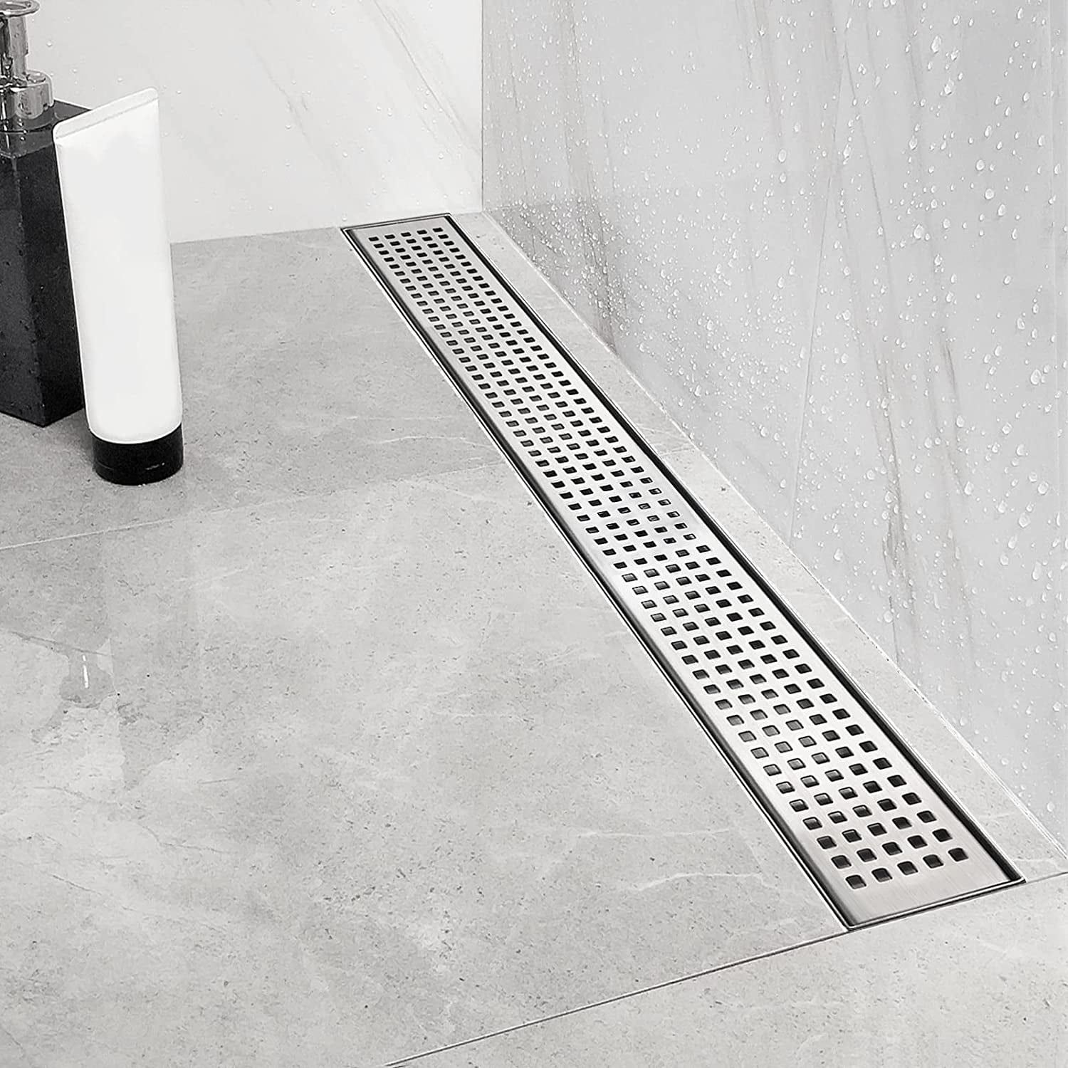 Neodrain 28-Inch Brushed Stainless Steel Linear Shower Drain