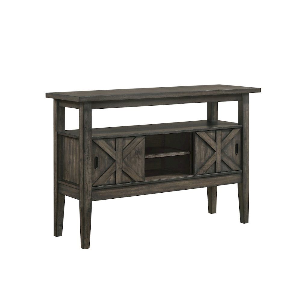 Gulliver Rustic Brown Solid Wood Transitional Server