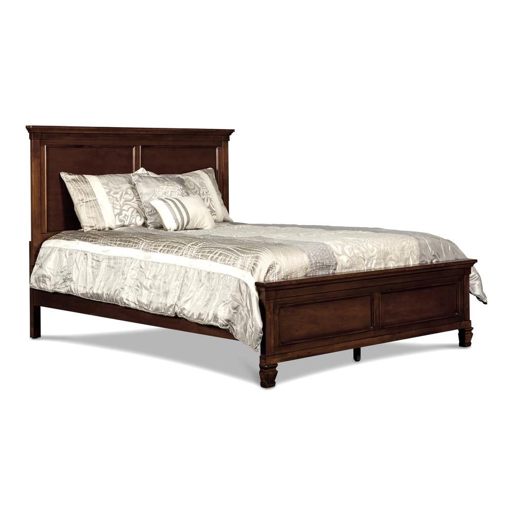 Tamarack Brown Cherry Full Wood Bed with Headboard