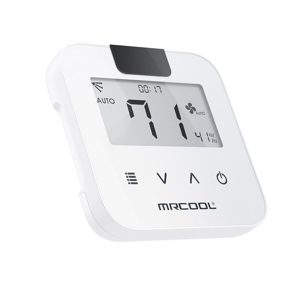 White Digital Programmable Thermostat with Touchscreen and Remote