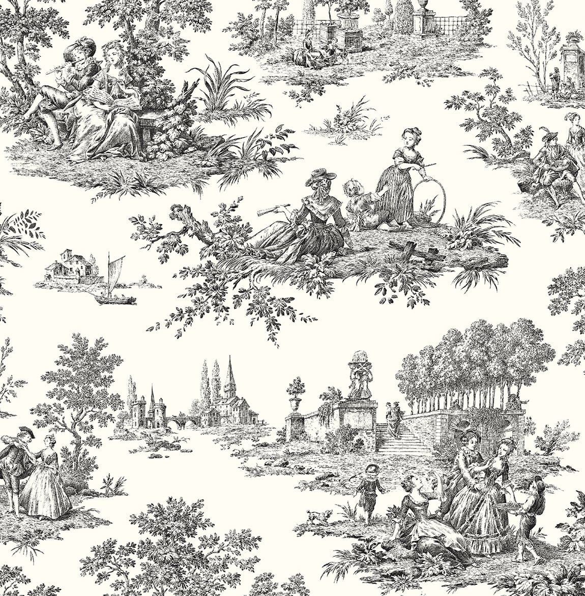 Inkwell French Countryside Peel and Stick Vinyl Wallpaper