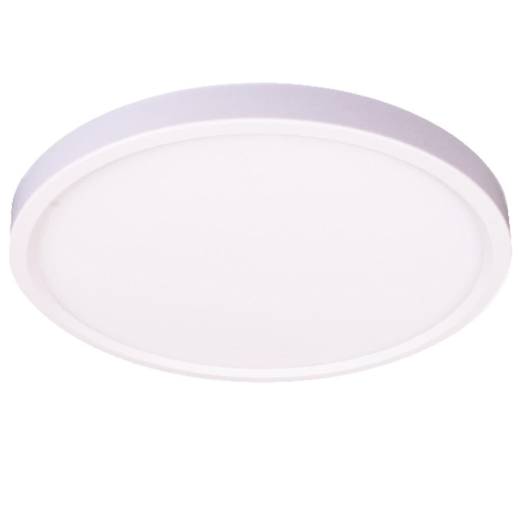 White Round LED Surface Mount Downlight with Selectable Color Temperature