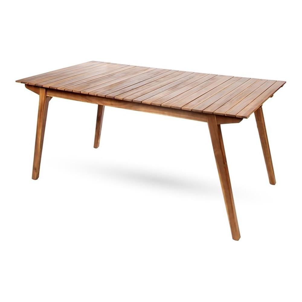 Taiga Natural Acacia Wood Outdoor Dining Table