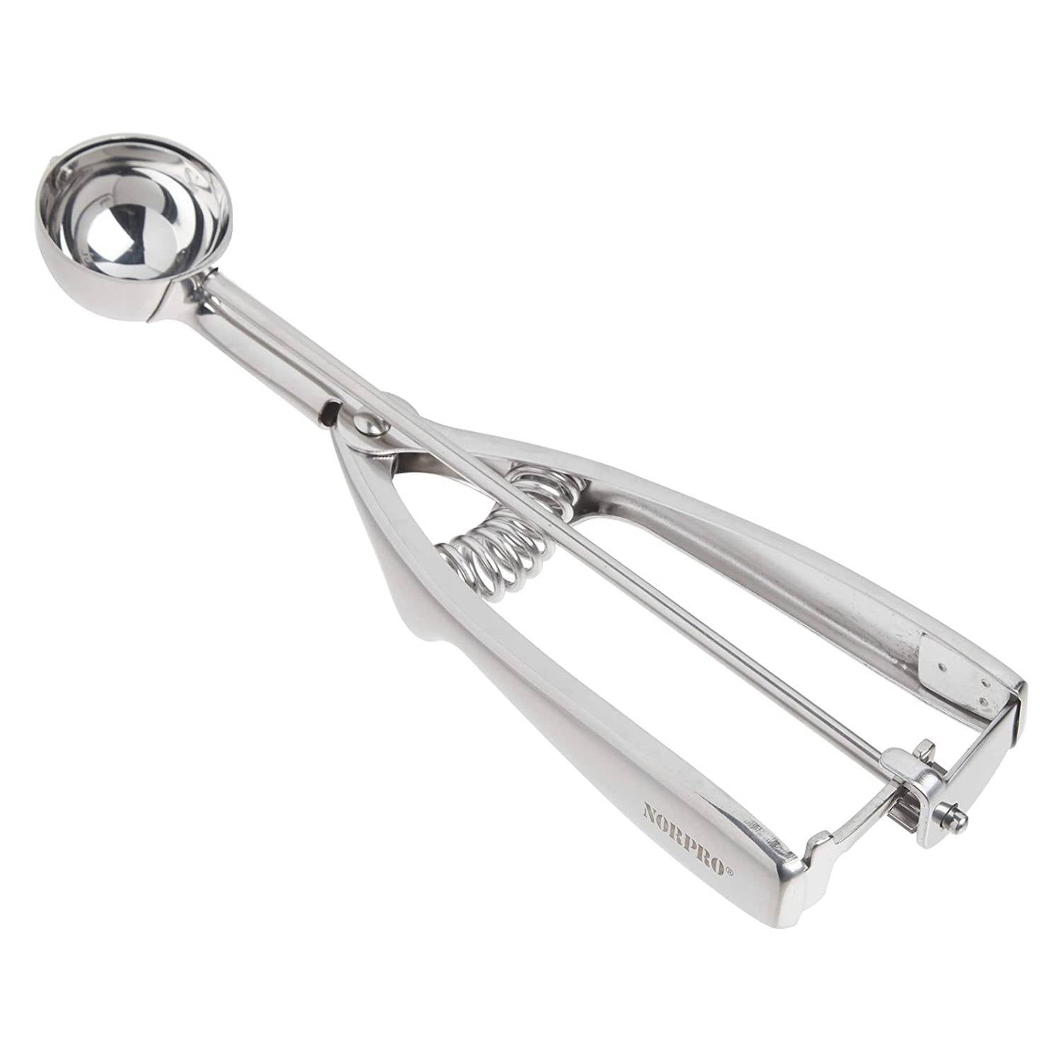 Small Stainless Steel Squeeze Handle Scoop