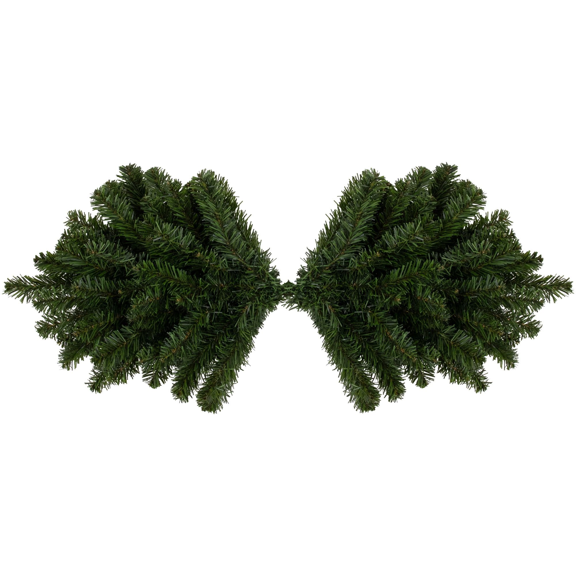 32" Green Canadian Pine Artificial Christmas Door Swag