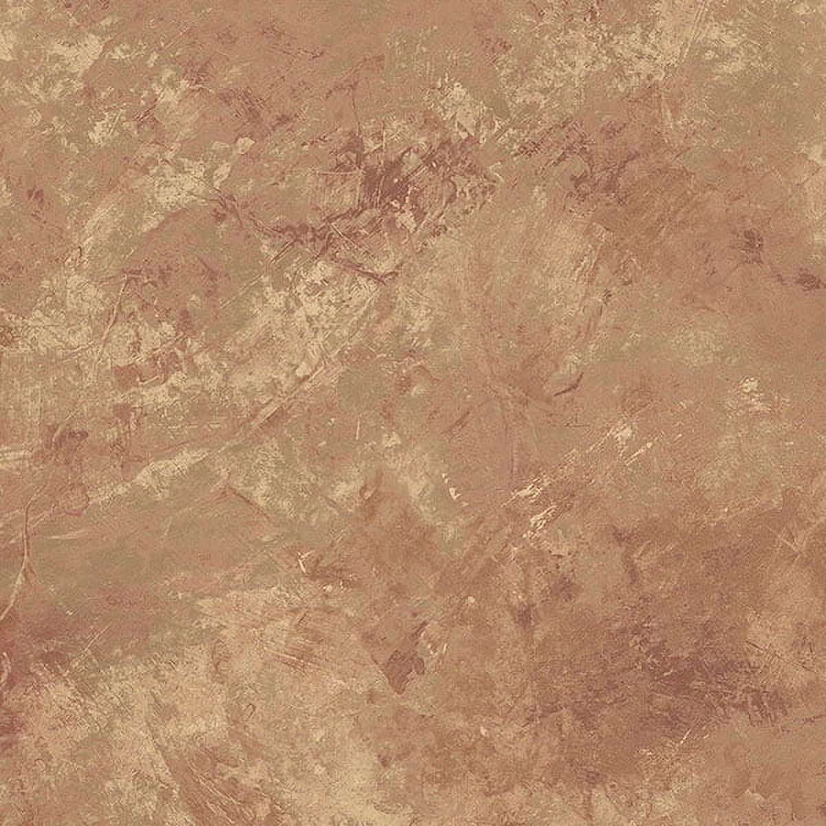 Warm Red and Ochre Faux Marble Wallpaper