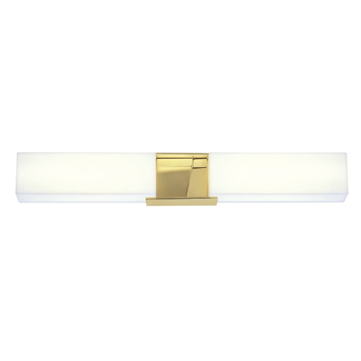 Artemis Satin Brass 24" LED Bath Vanity Light with Dimmable Acrylic Diffusers