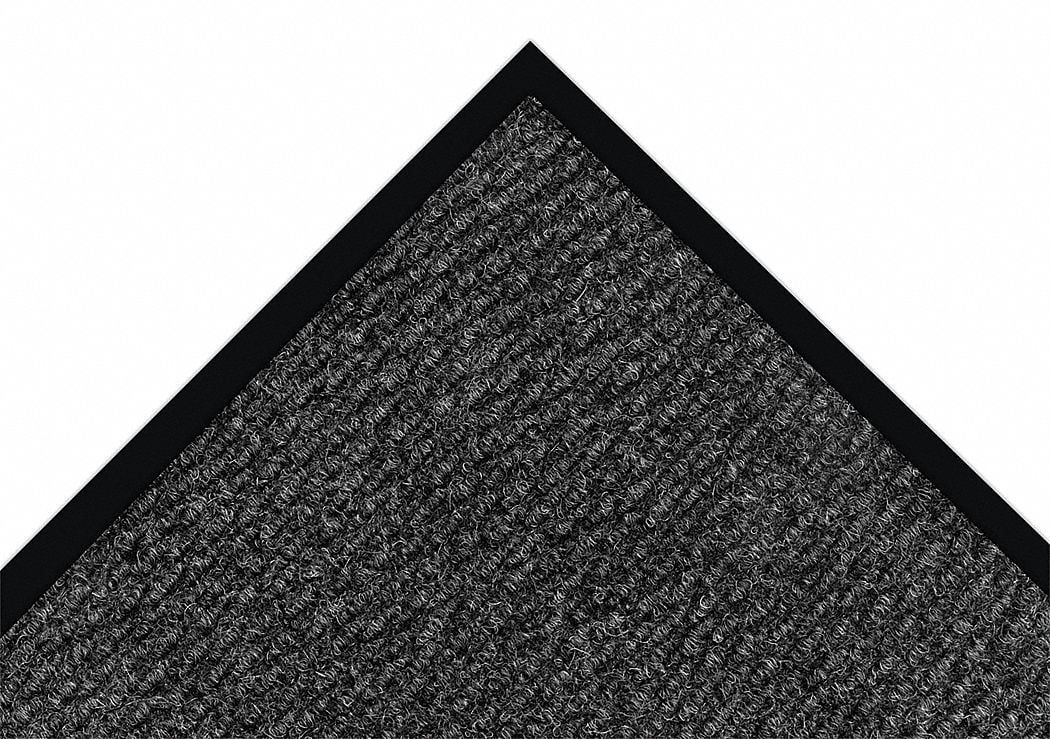 Charcoal Polypropylene and Vinyl 3' x 4' Entrance Mat