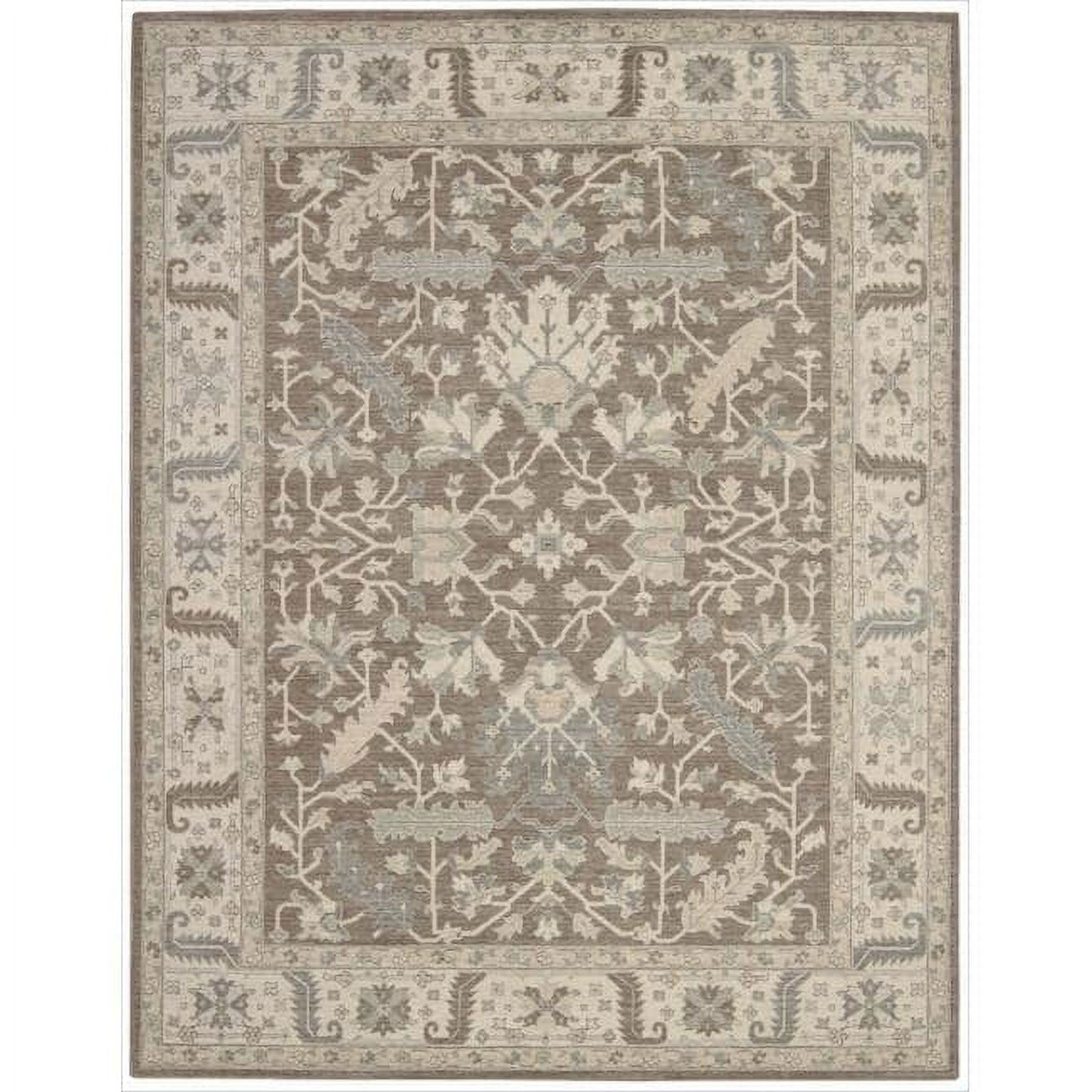 Fawn Tufted New Zealand Wool Rectangular Rug 3'9" x 5'9"