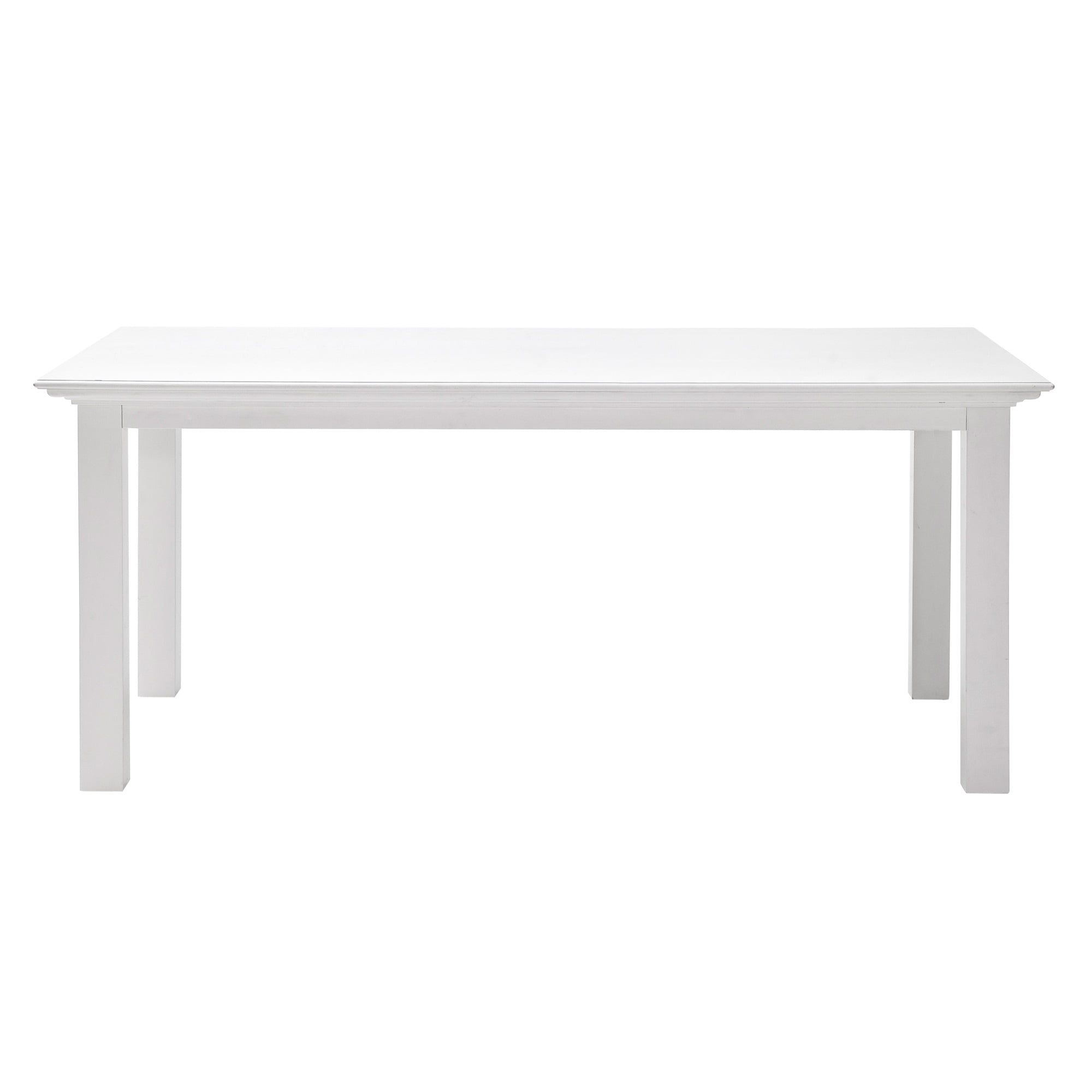 Halifax 79" White Mahogany Extendable Dining Table