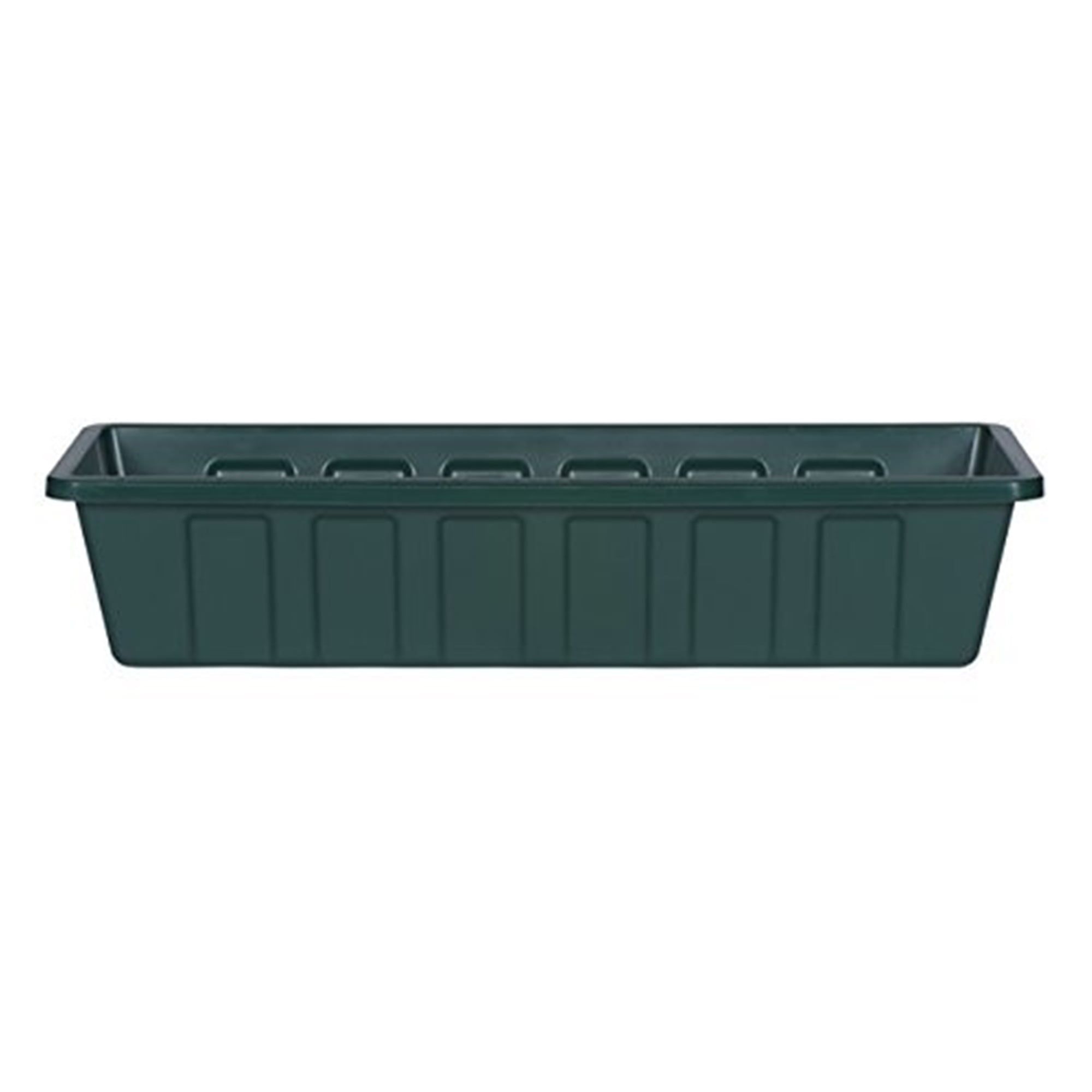 Eco-Friendly Green Poly-Pro Indoor/Outdoor Planter Box, 24"