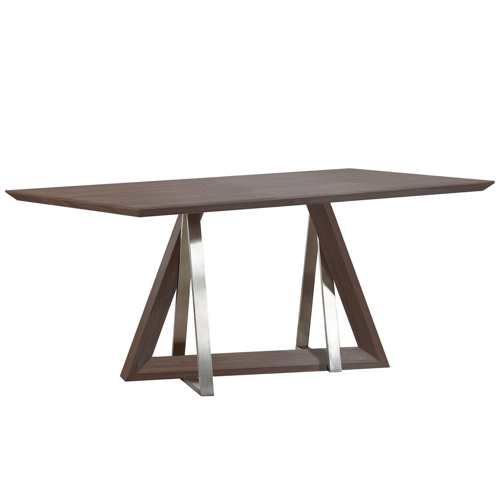 Drake 70.75'' Walnut Contemporary Rectangular Dining Table