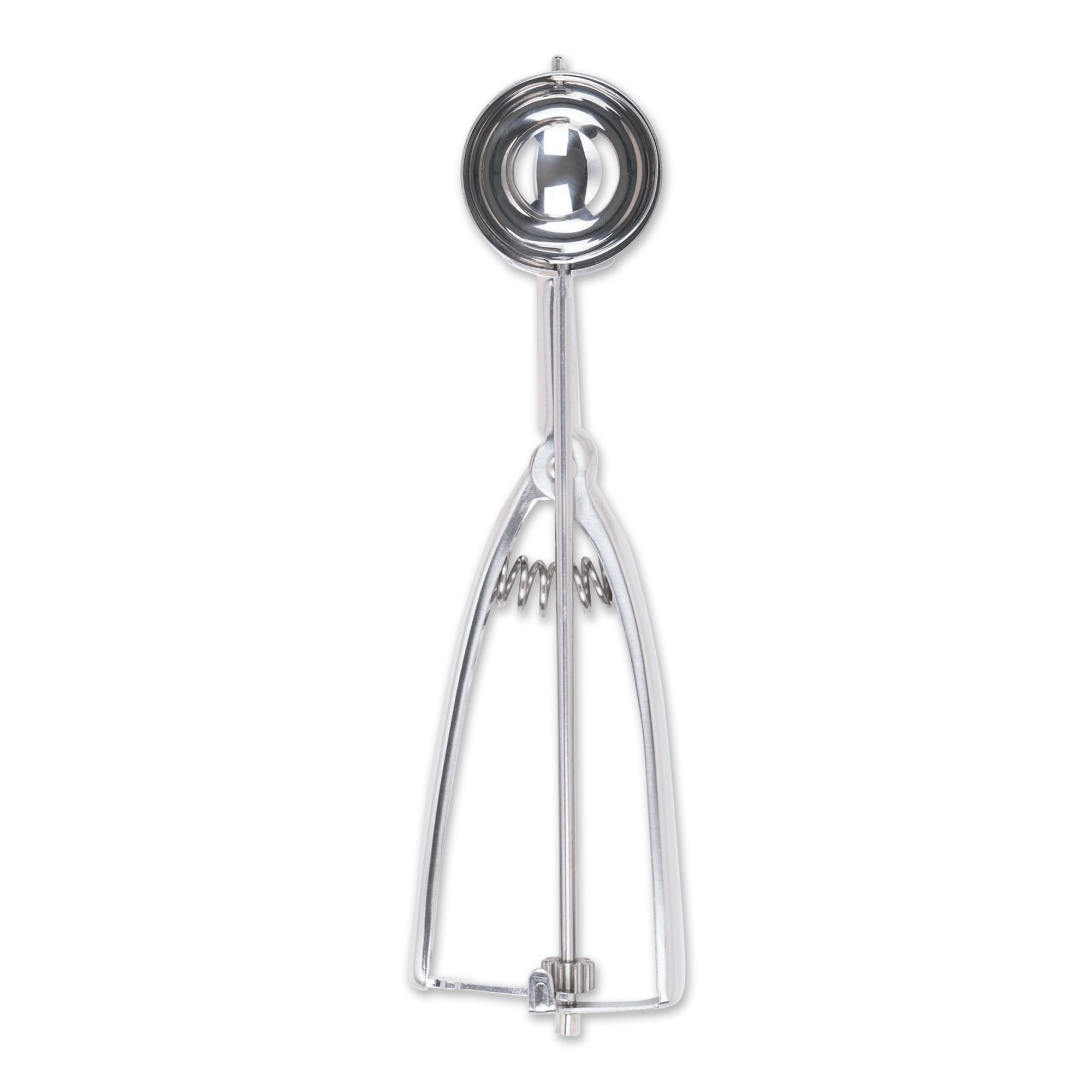 Stainless Steel Trigger Release Cookie Dough Scooper