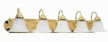 Ballerina 36" Traditional Bell Vanity Light in Bronze