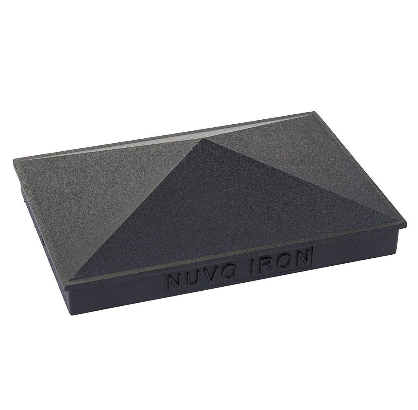 Nuvo Iron Black Aluminum Pyramid Post Cap for 4" x 6" Posts