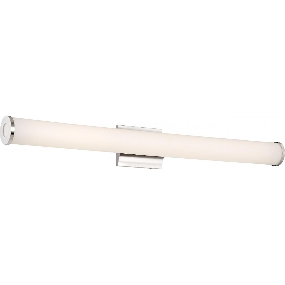 Saber Polished Nickel LED Cylinder Vanity Light