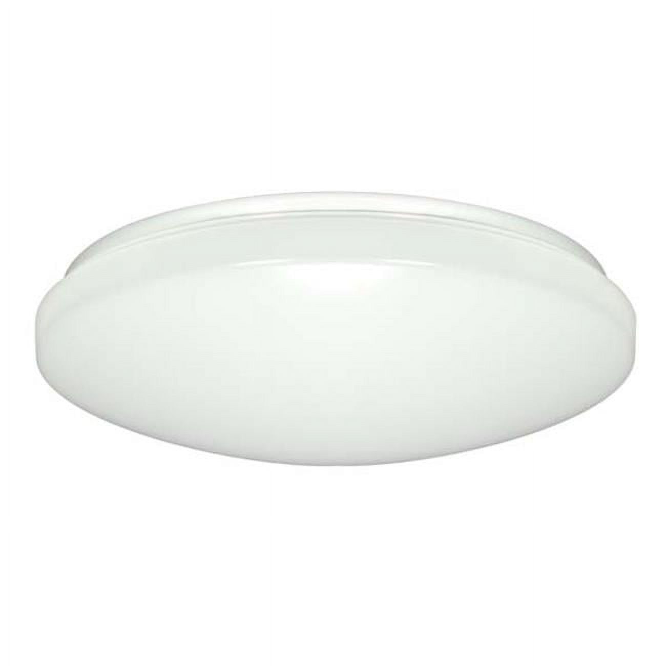 Satco White Acrylic LED Flush Mount Ceiling Light Fixture