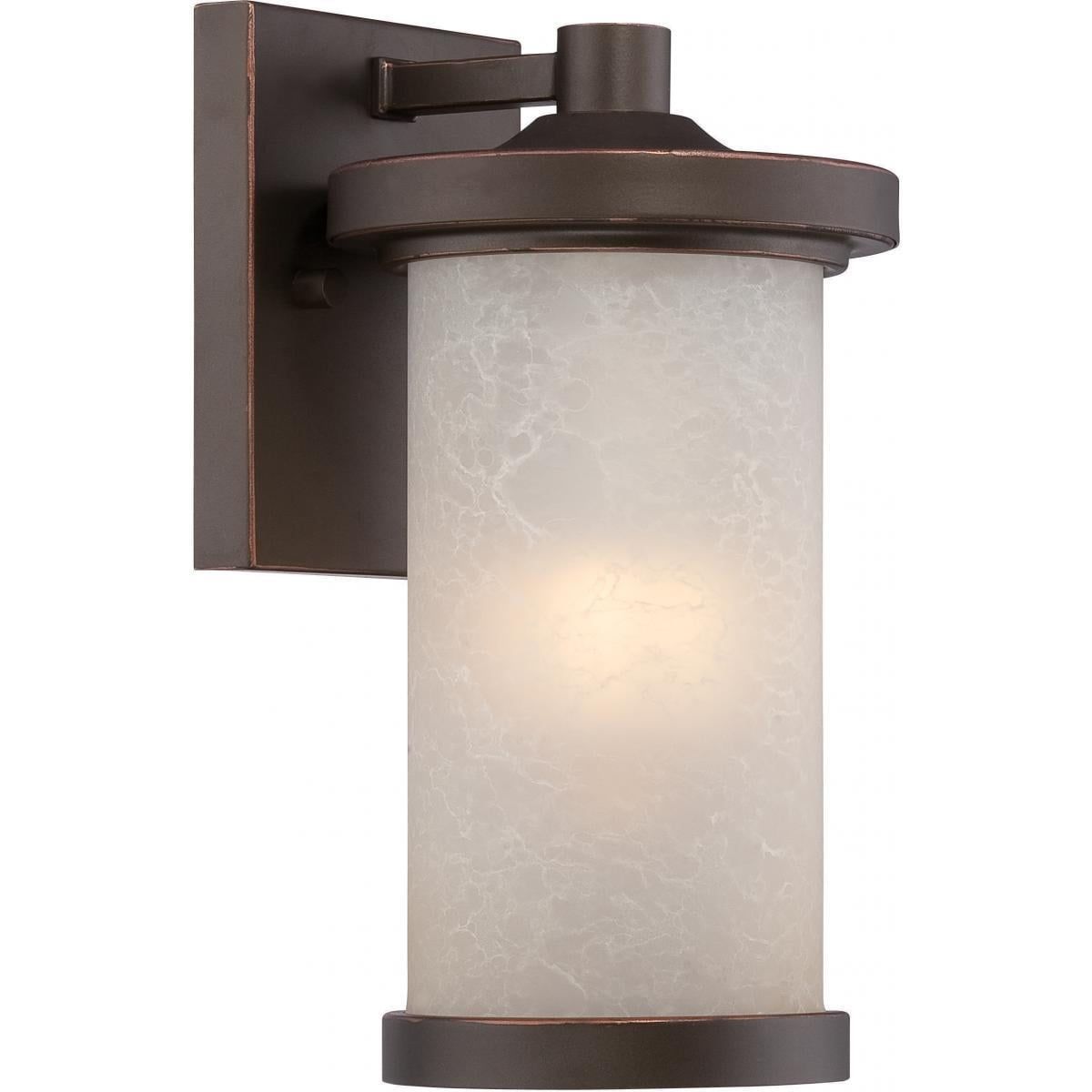 Bronze Direct Wired Electric Lantern Wall Light