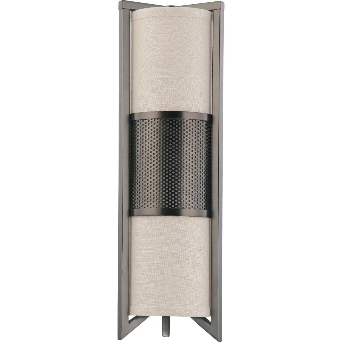 Diesel Hazel Bronze Vertical Wall Sconce with Cram Glass Diffuser