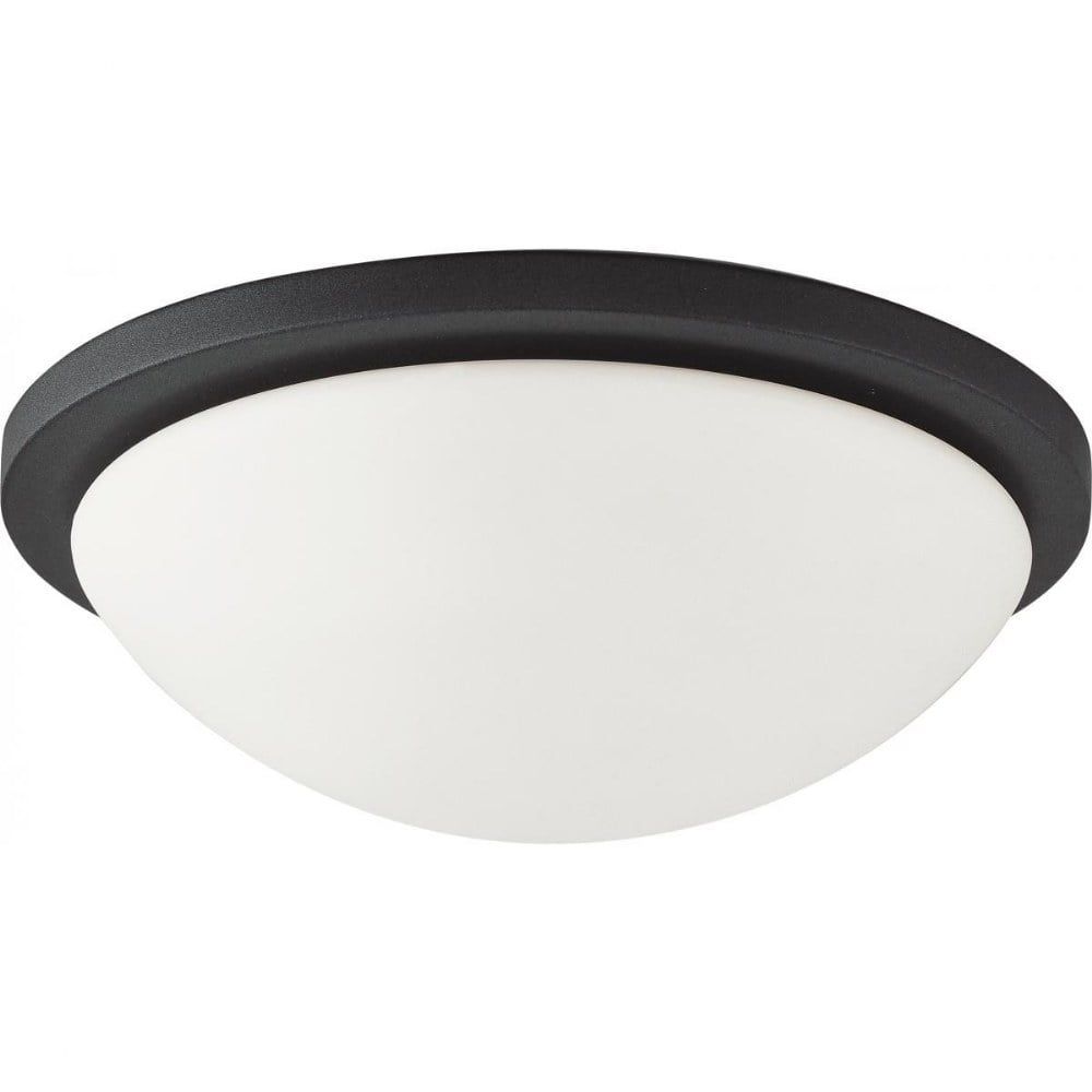 Matte Black Nickel LED Flush Mount Lighting Fixture