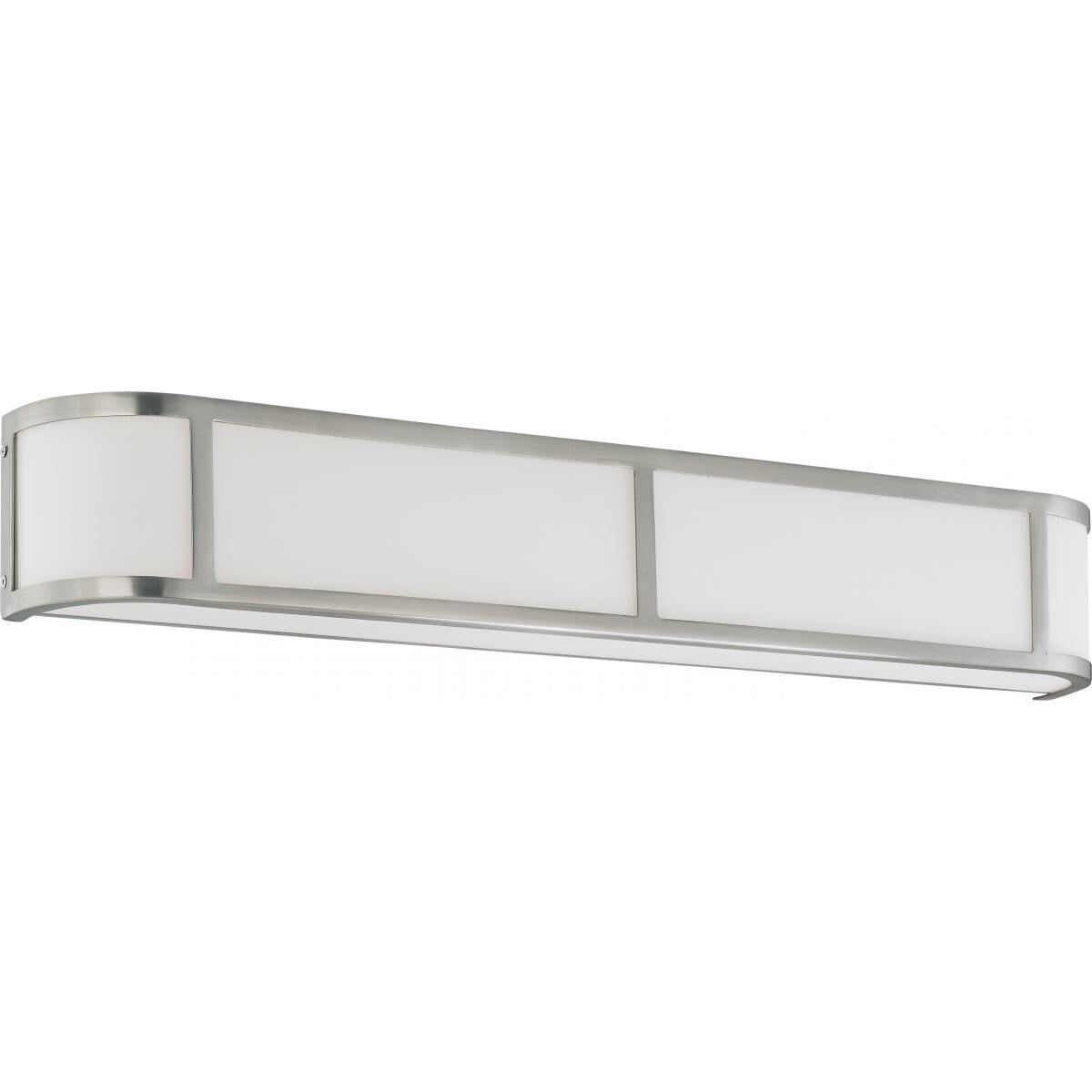 Brushed Nickel 32" Rectangular Wall Sconce