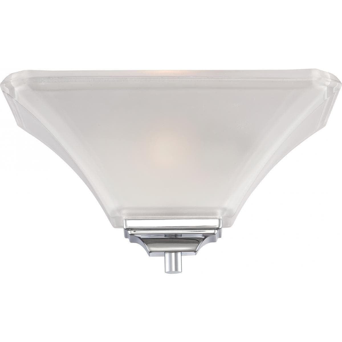 Parker Polished Chrome 13'' Bell Shaped Flush Mount Sconce