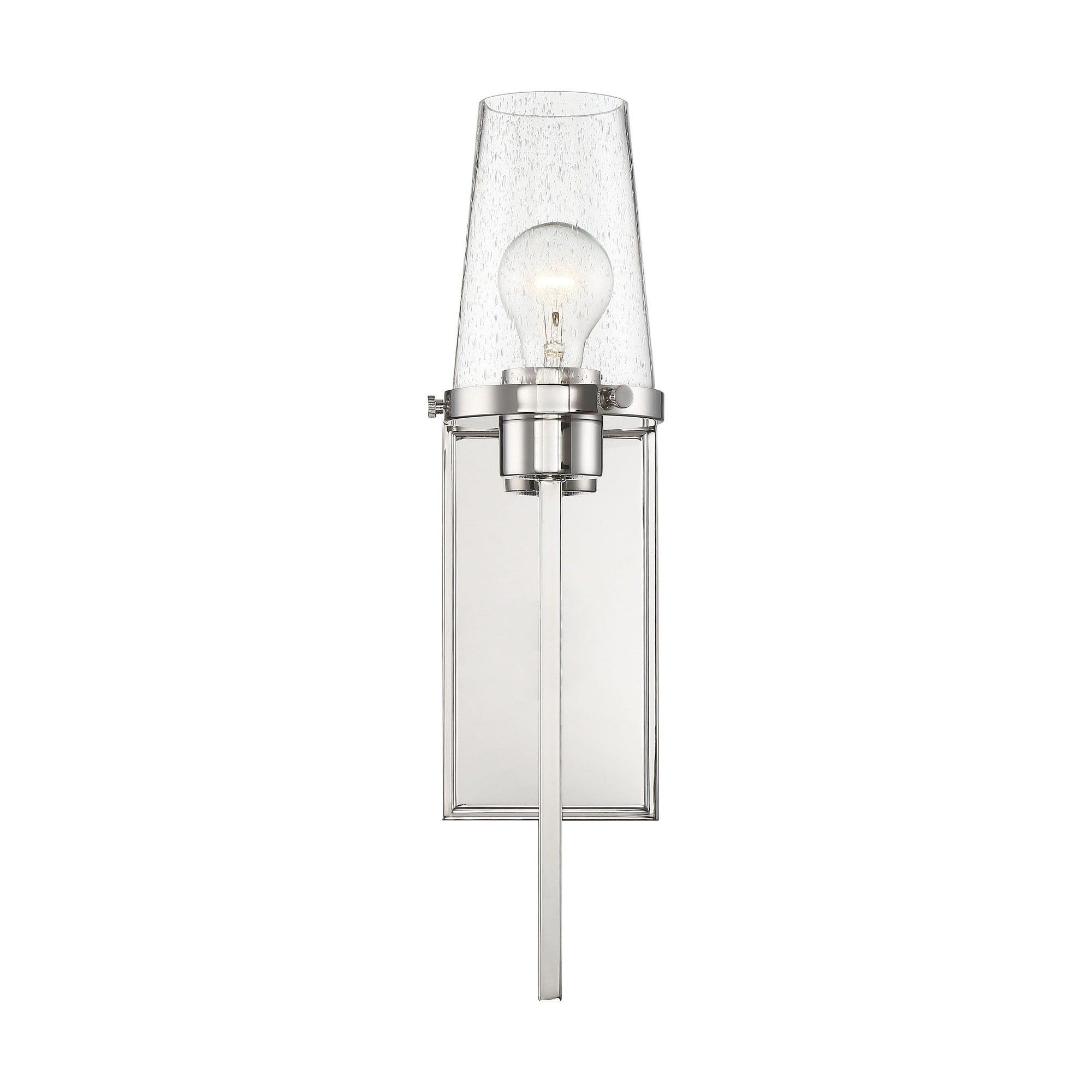 Rector Polished Nickel 18" Modern Cone Wall Sconce