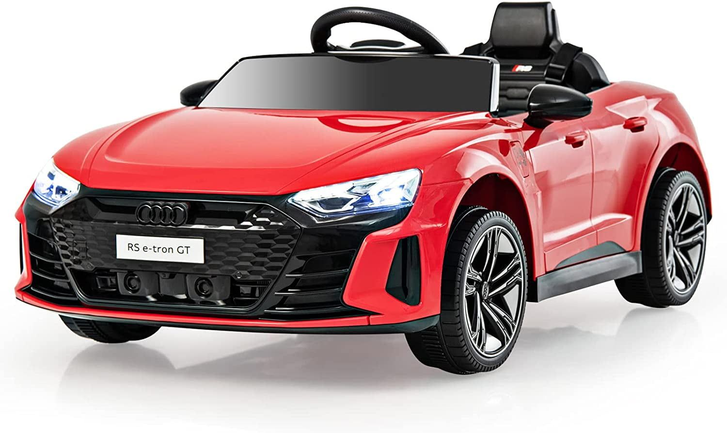 Red 12V Audi RS E-tron GT Kids Ride-On Car