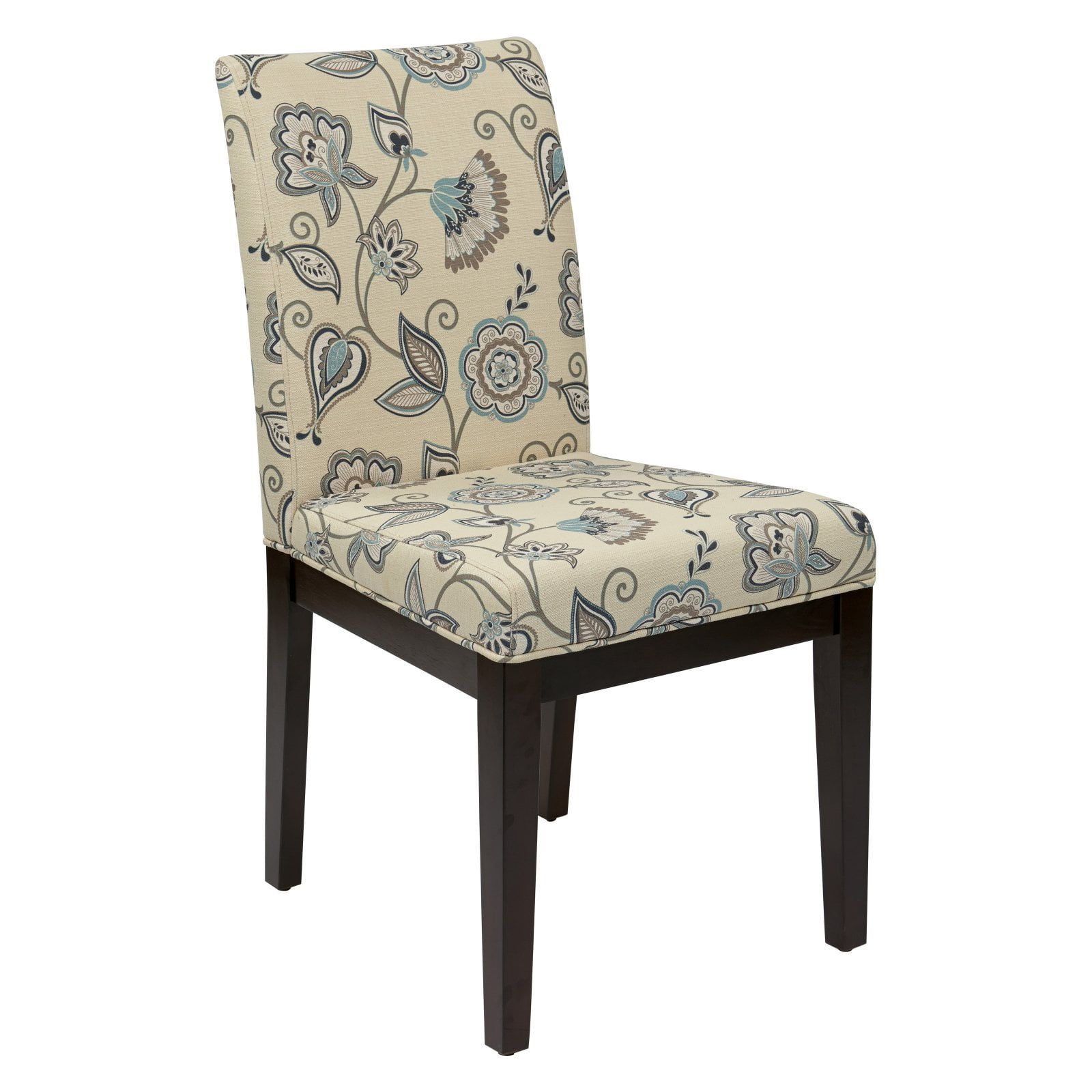 Avignon Sky Linen Upholstered Parsons High Side Chair