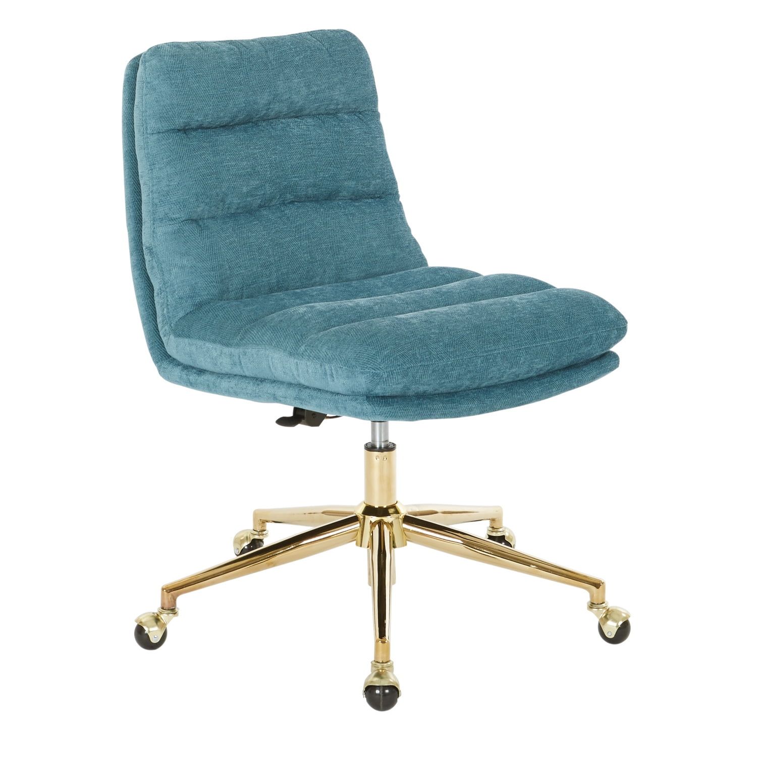 Legacy Sky Gold Armless Swivel Executive Office Chair