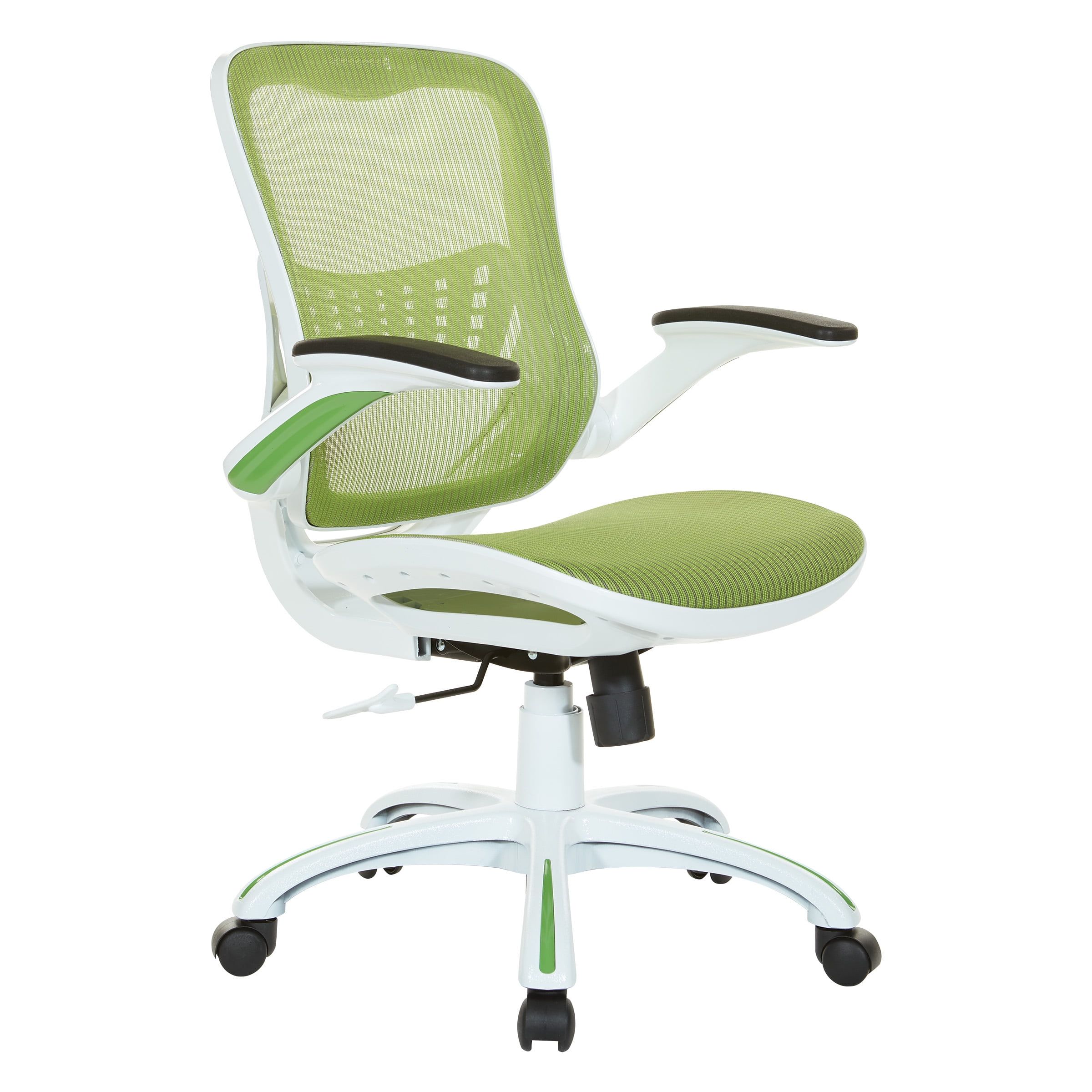 Green Mesh Executive Office Chair with Adjustable Arms