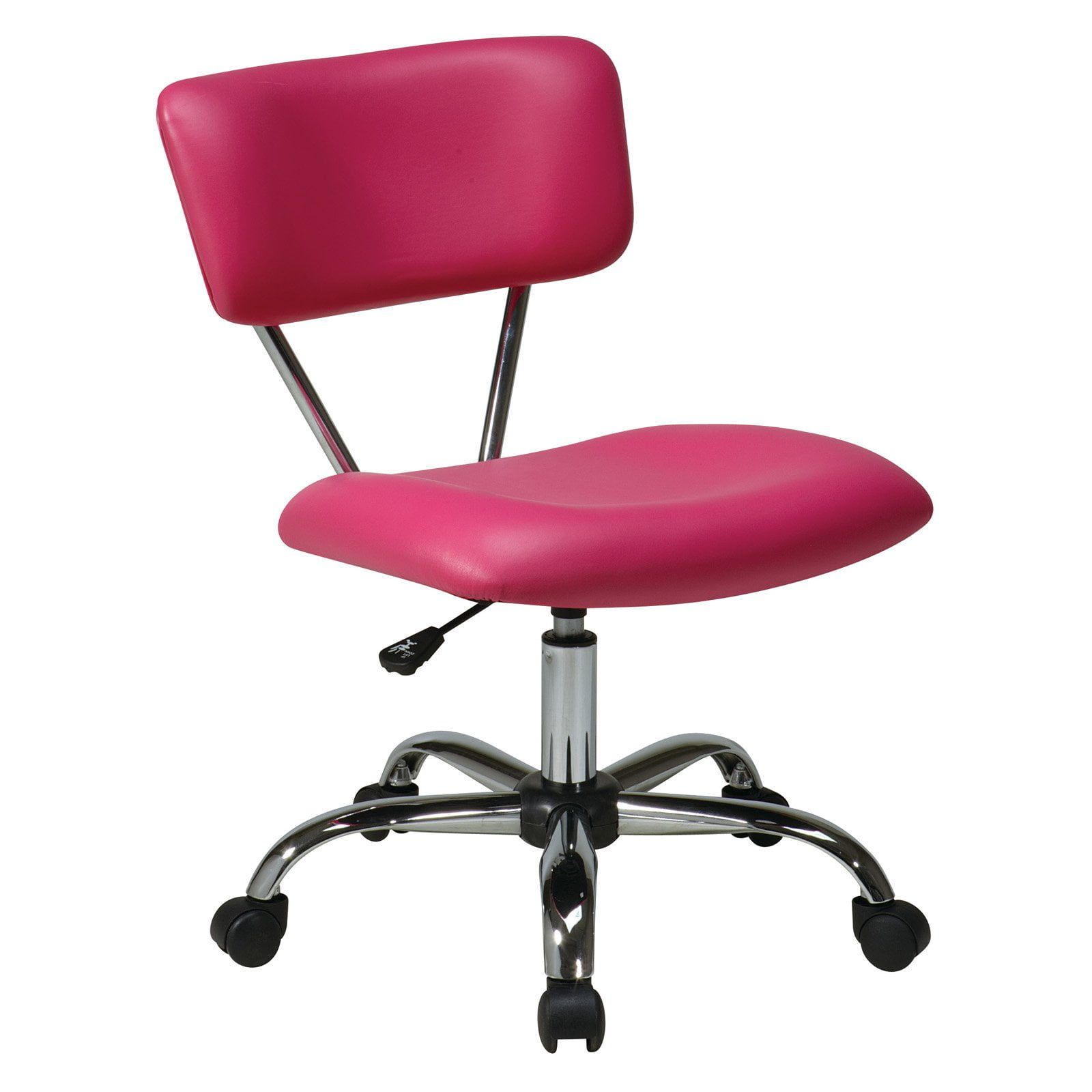 Vista Pink Vinyl Swivel Task Office Chair