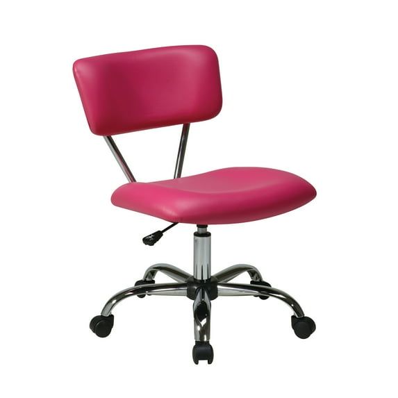 Vista Pink Vinyl Swivel Task Office Chair