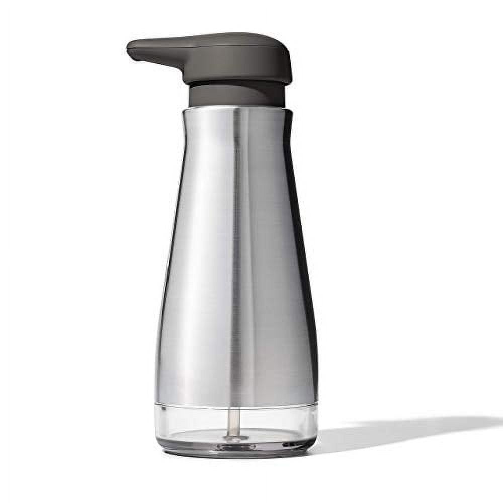 Stainless Steel Corrosion-Resistant Soap Dispenser with Clear Window