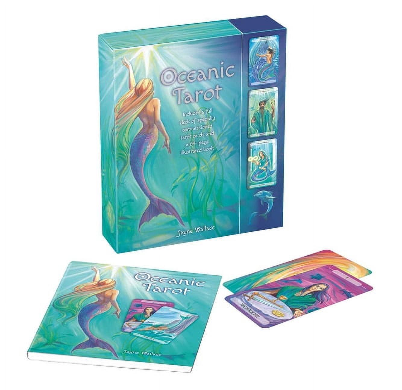 Oceanic Tarot Set with Illustrated Book and Cards