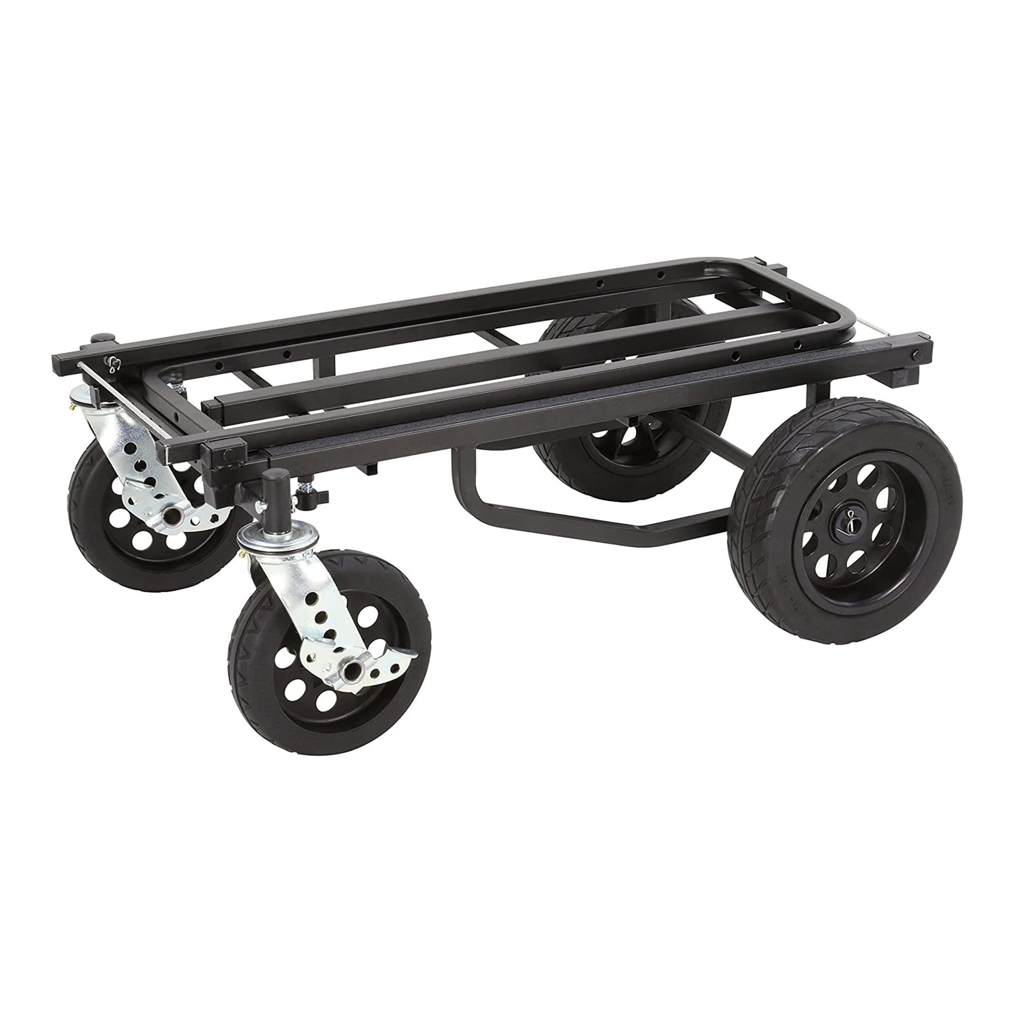 Black Heavy Duty 8-in-1 Folding Multi-Cart with Telescoping Frame