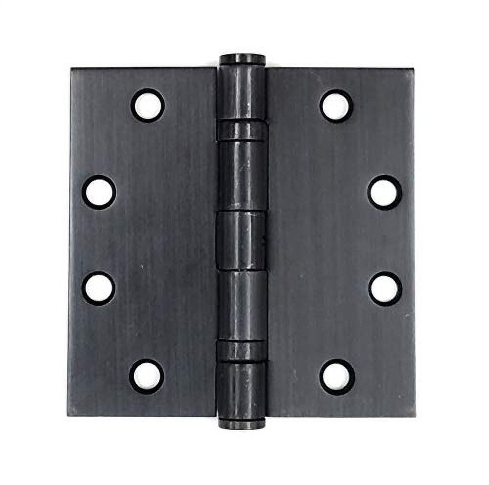 4 Inch Oil Rubbed Bronze Ball Bearing Door Hinges - 2 Pack