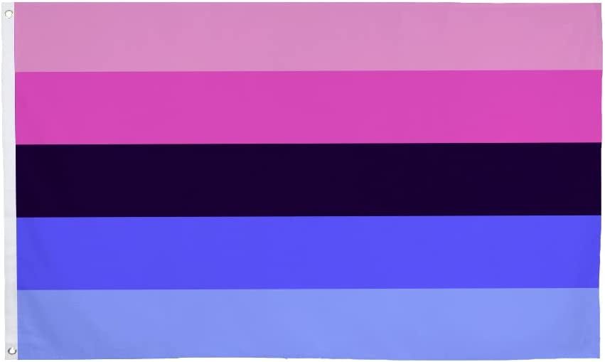 Vibrant Omnisexual Pride Flag 3x5 Ft Polyester