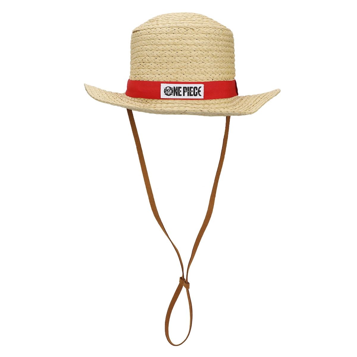 One Piece Luffy Cosplay Straw Bucket Hat with Chin Rope