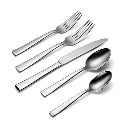 Monolith 20-Piece Stainless Steel Flatware Set for 4