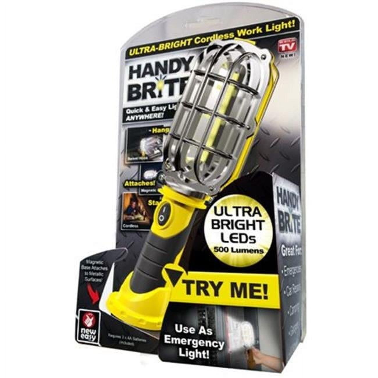 Handy Brite Ultra-Bright Yellow Cordless LED Work Light