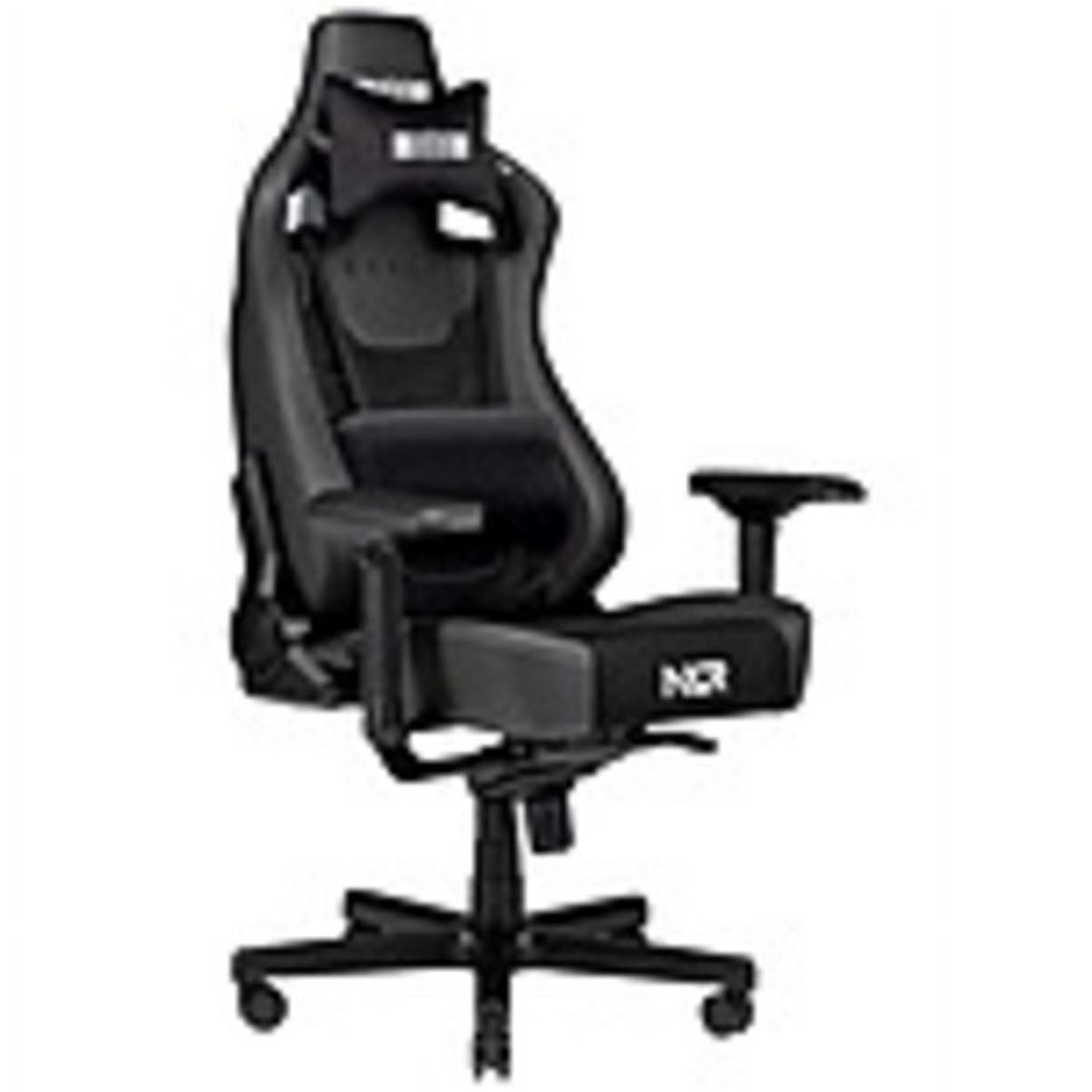 Elite Black Ergonomic Gaming Chair with Adjustable Armrests and Lumbar Support