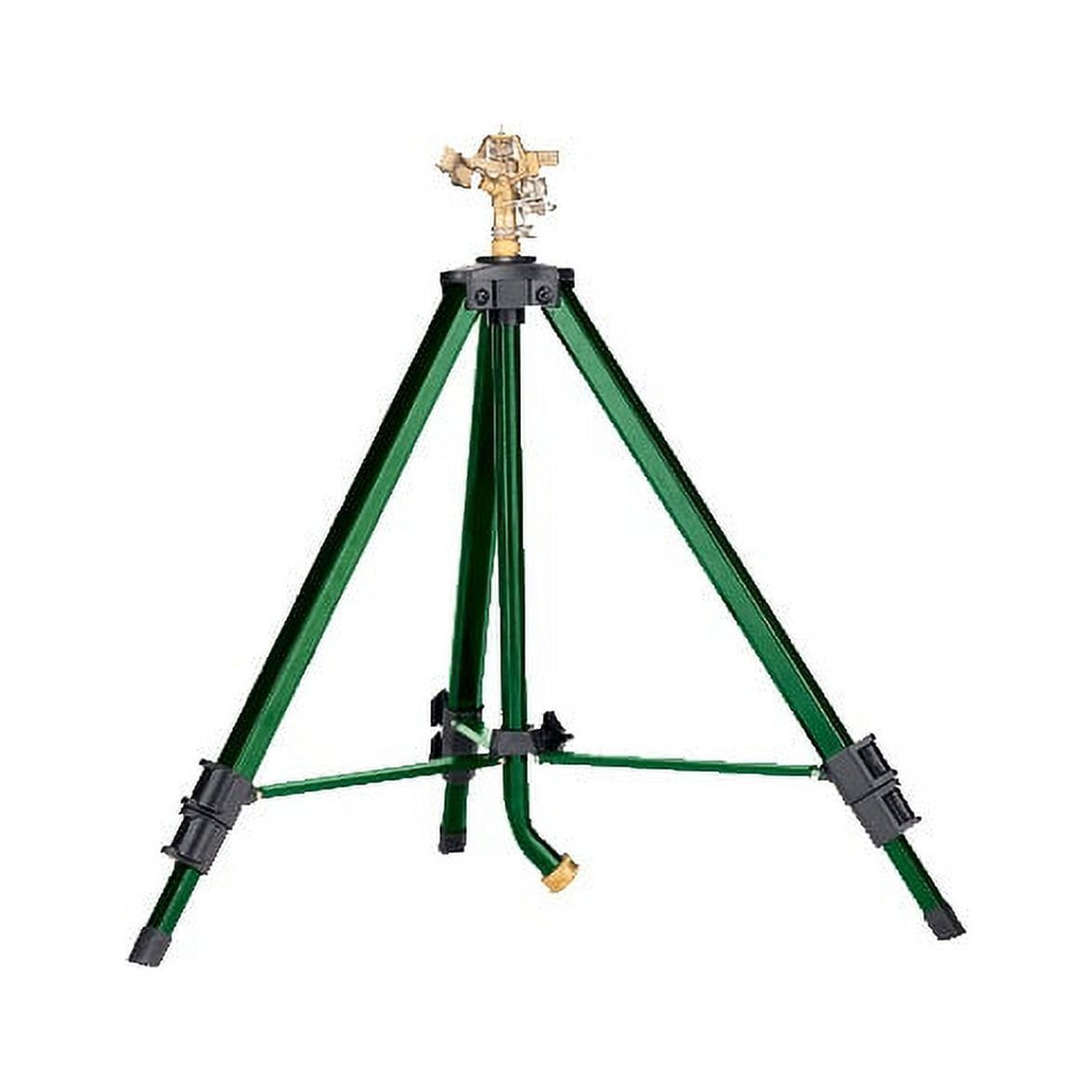 Multicolor Adjustable Full-Circle Brass Impulse Sprinkler on Tripod