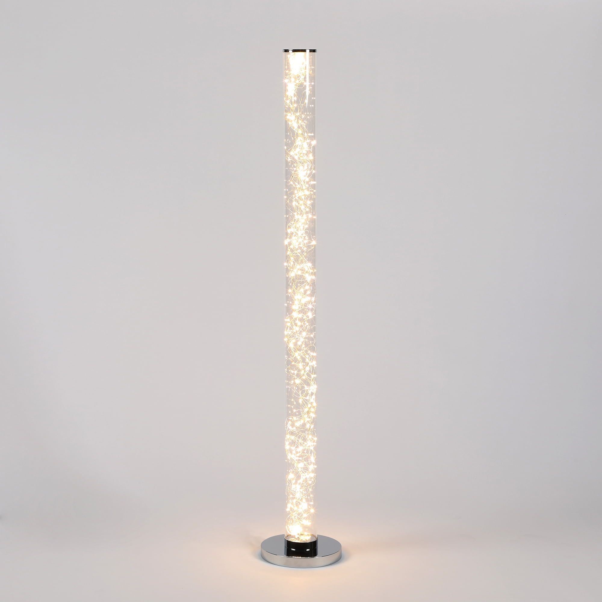 Minari 51" White LED Rope Column Floor Lamp