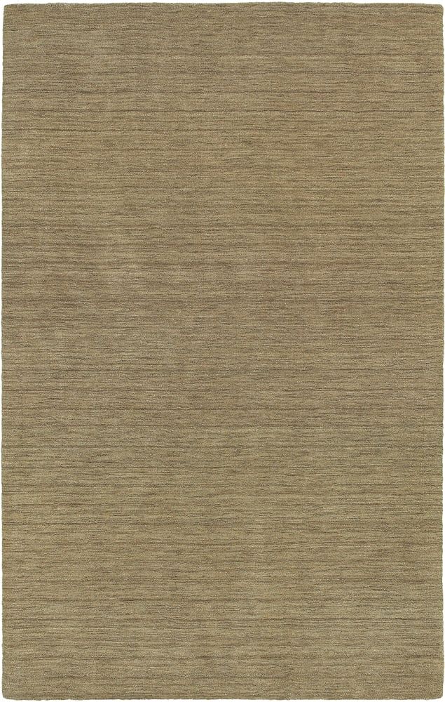 Gold Handwoven Wool Runner Rug 2'6" x 8'