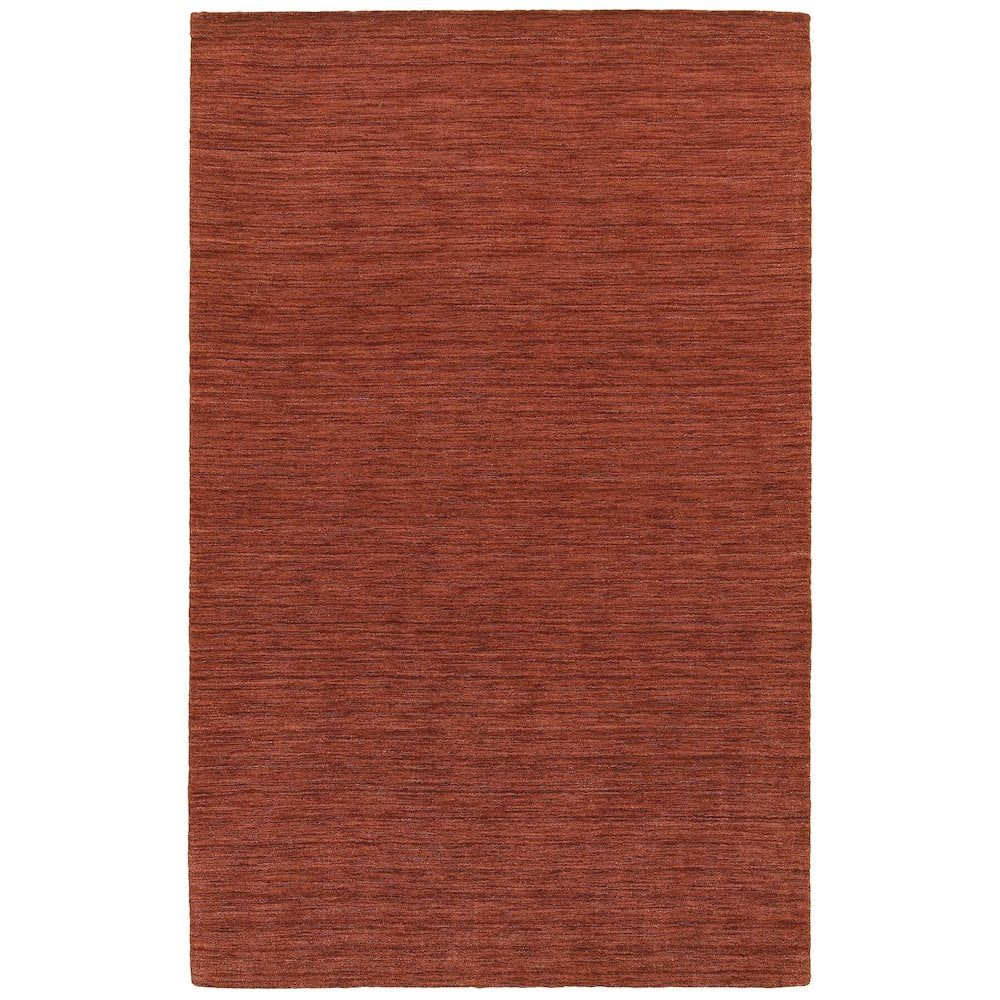 Aniston Red 10' x 13' Handmade Wool Area Rug