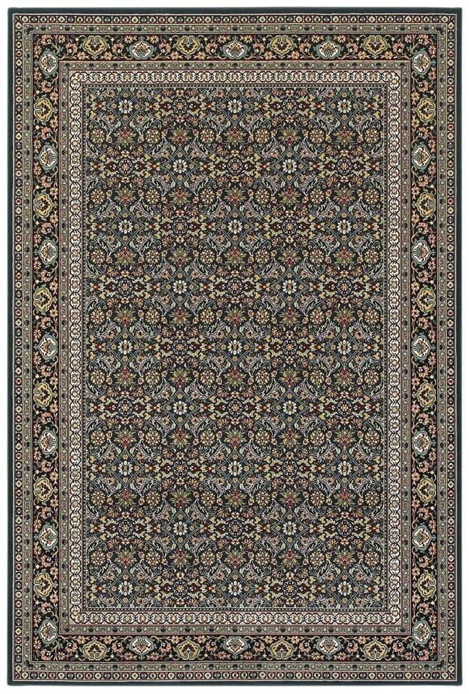 Luxurious Atlantic Navy 79"x114" Easy-Care Synthetic Area Rug